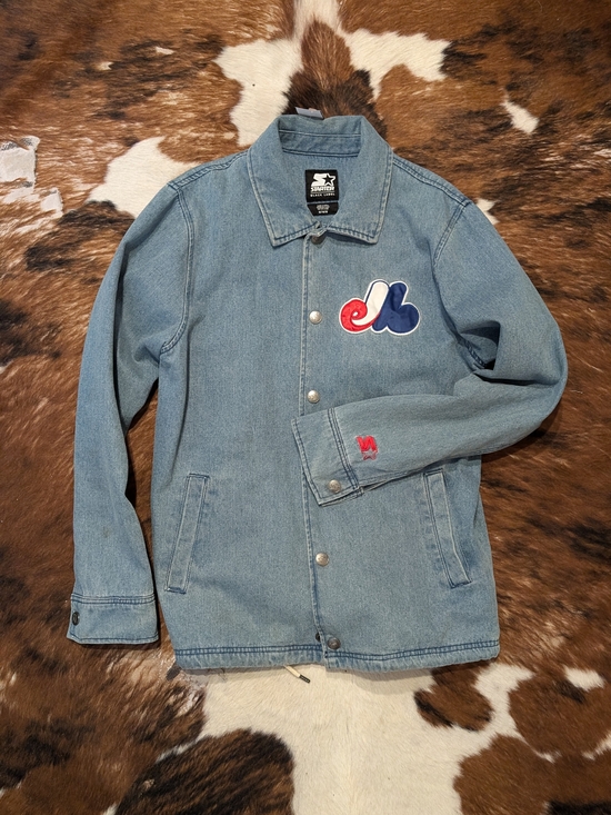 STARTER Other - Starter Montreal Expos Denim Jacket Medium